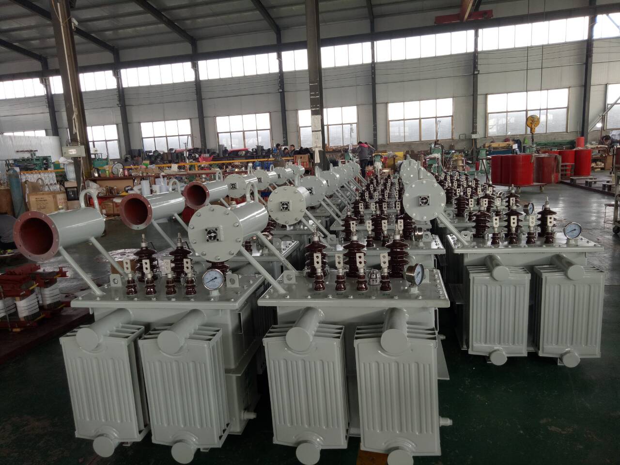 Distribution Pole Transformer Is On Production